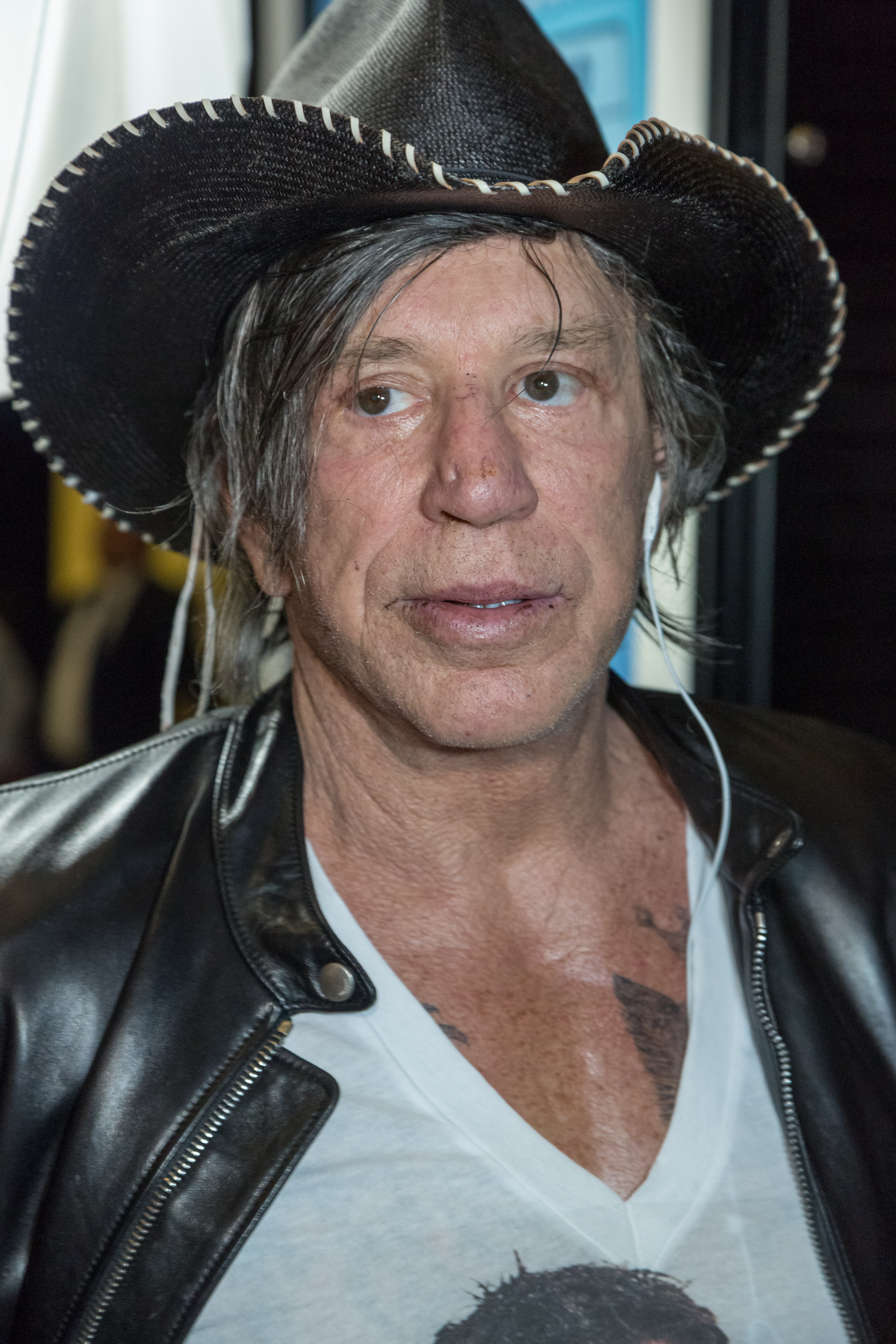Mickey Rourke at the screening of "Through My Father's Eyes: The Ronda Rousey Story" on December 30, 2016, in Hollywood, California. | Source: Getty Images