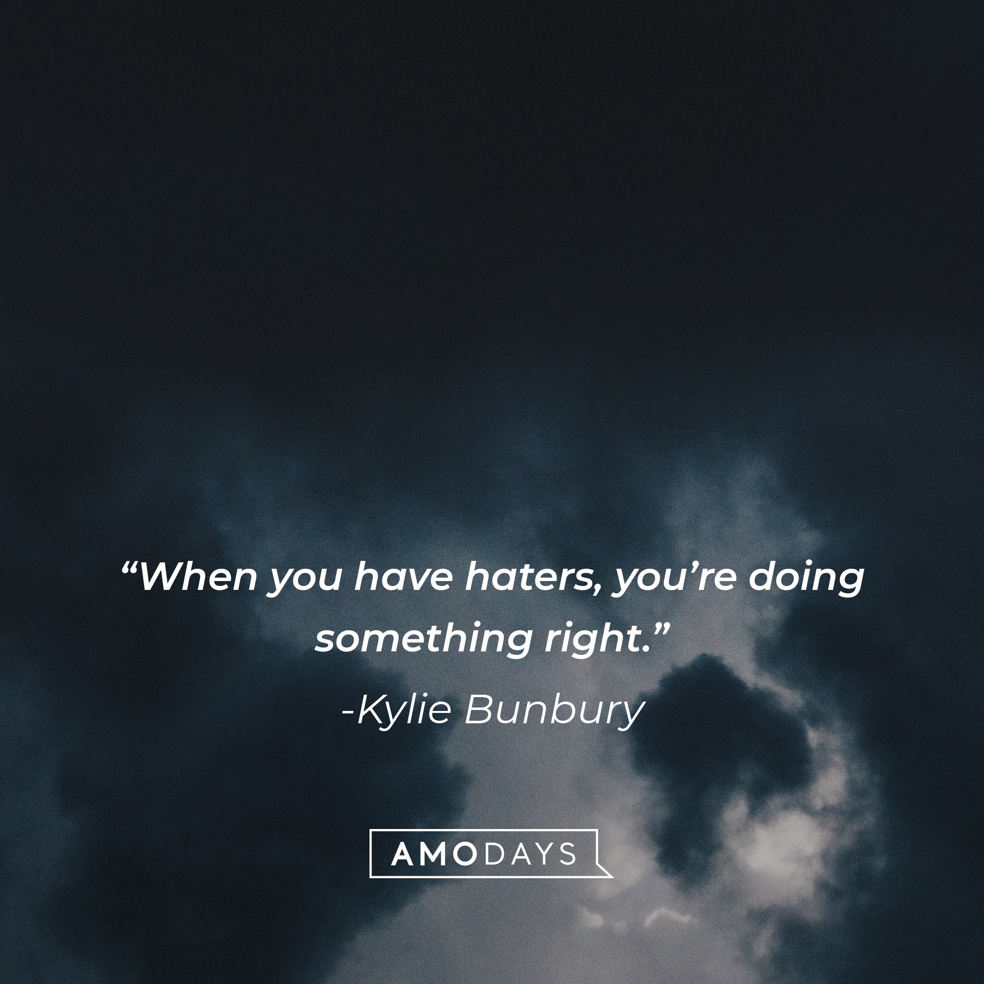 Kylie Bunbury’s quote: “When you have haters, you’re doing something right.” | Image: Amodays   