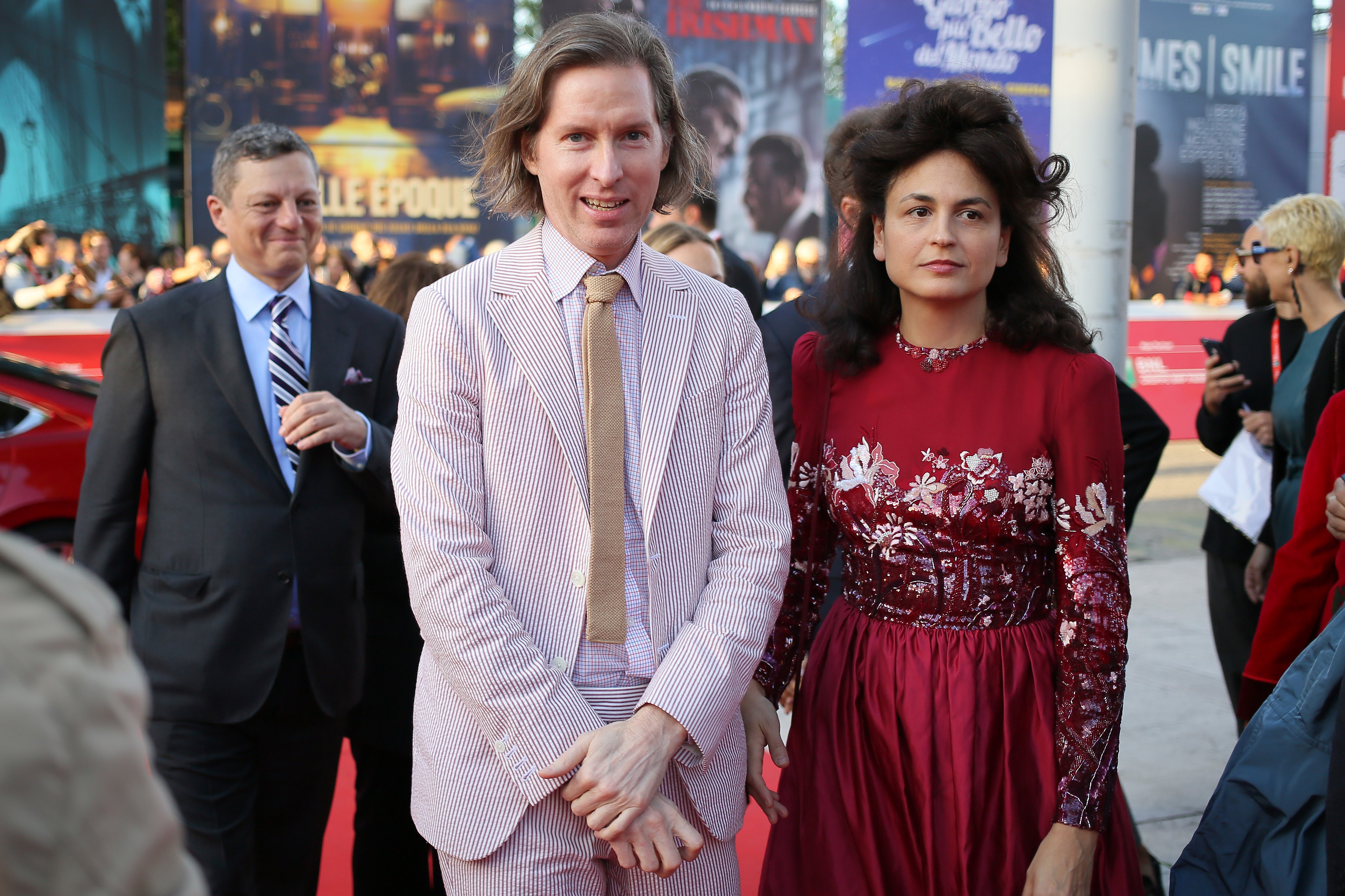 Wes Anderson and Juman Malouf at the 14th Rome Film Festival on October 19, 2019 in Rome. | Source: Getty Images