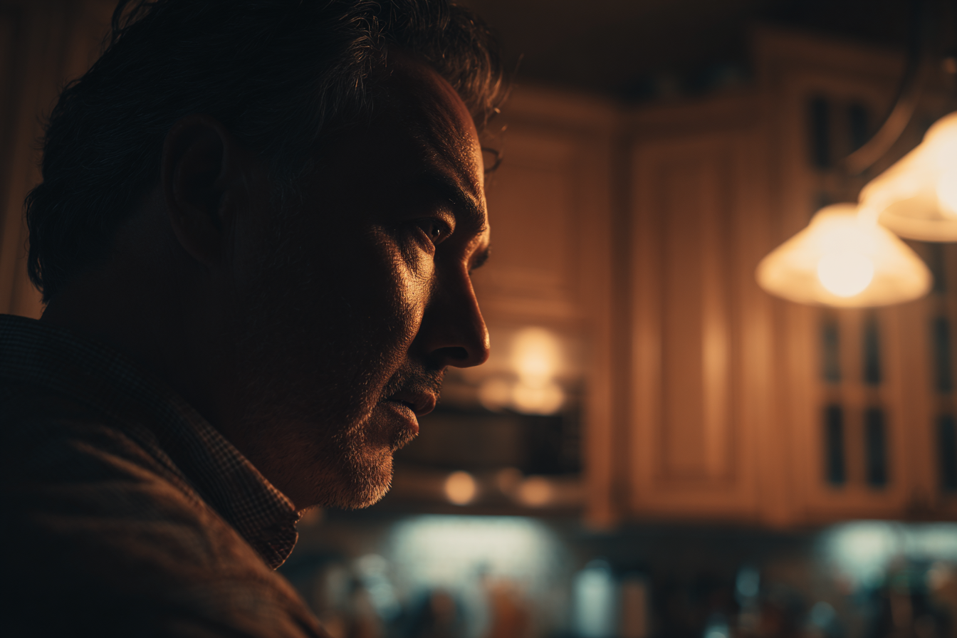 A man standing in the kitchen | Source: Midjourney