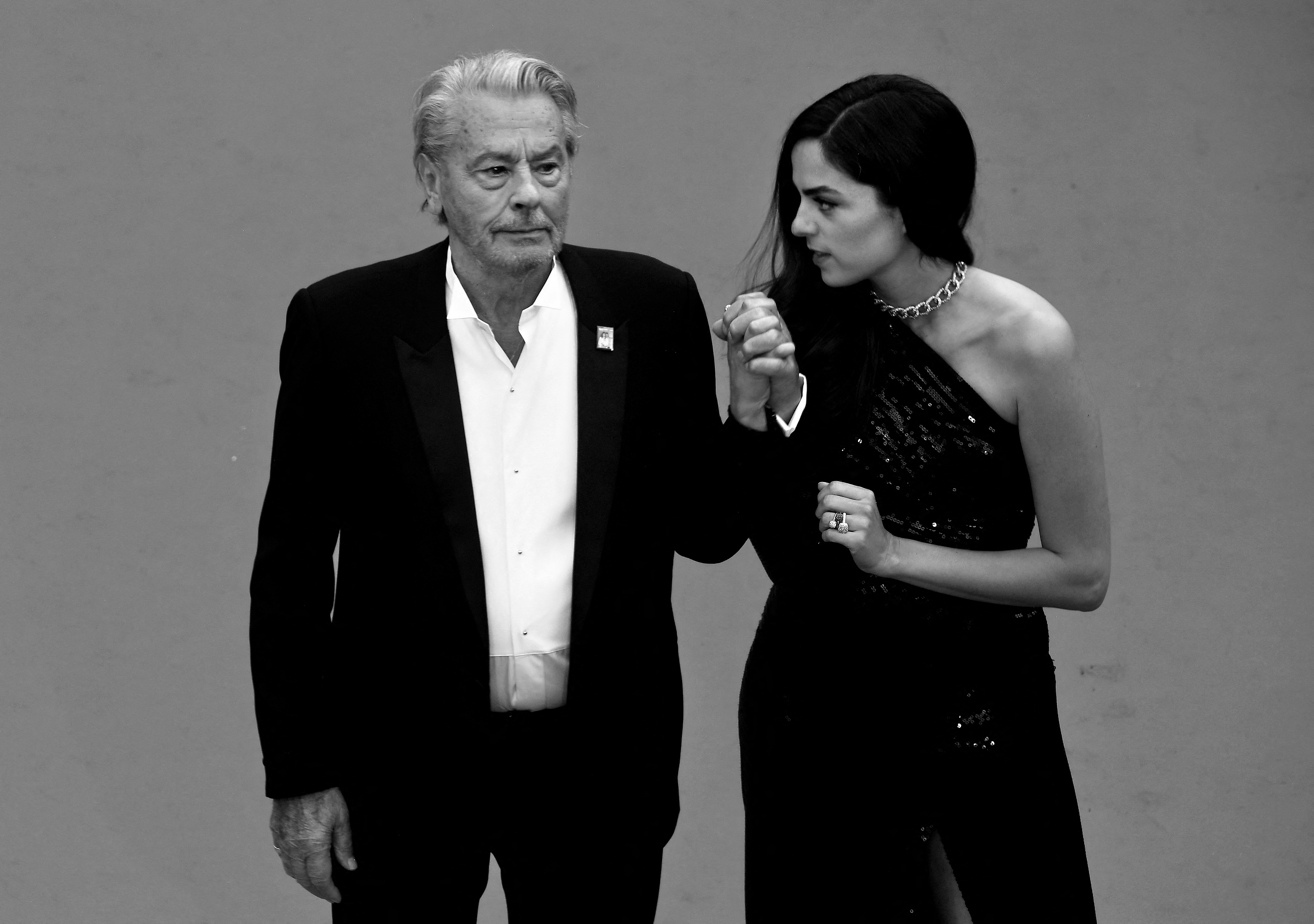 Alain and Anouchka Delon at the 72nd edition of the Cannes Film Festival in Cannes, France on May 19, 2019 | Source: Getty Images