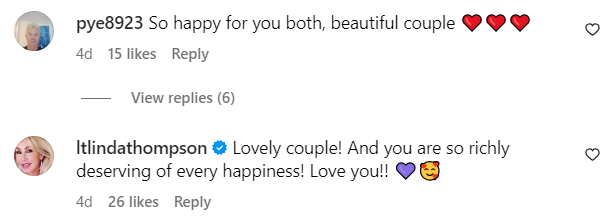 Fan comments, dated October 2023 | Source: Instagram/janeseymour