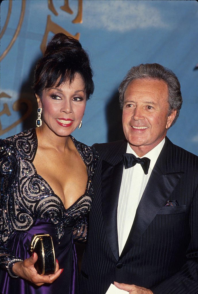 Actress Diahann Carroll and husband, singer Vic Damone on  January 01, 1990 | Photo: Getty Images