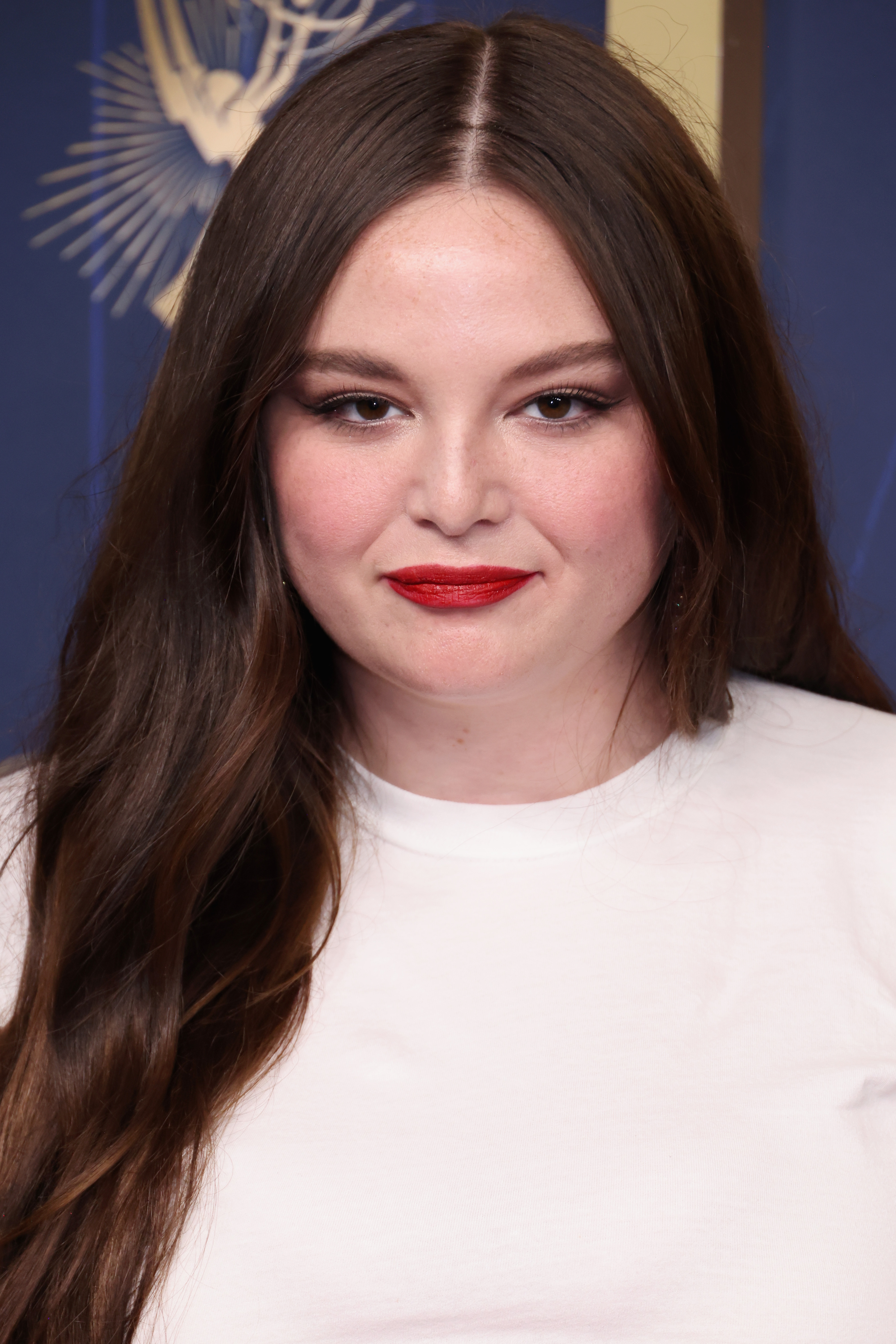 Megan Stalter attends the 77th Primetime Emmy Awards at Peacock Theater on September 14, 2025 in Los Angeles, California | Source: Getty Images