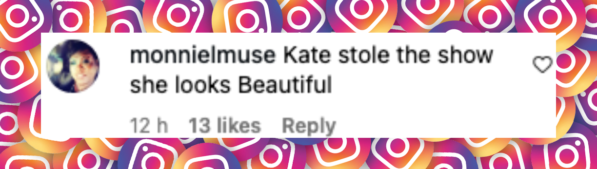 Fan comment about Princess Catherine, posted on September 18, 2025. | Source: Instagram/entertainmenttonight