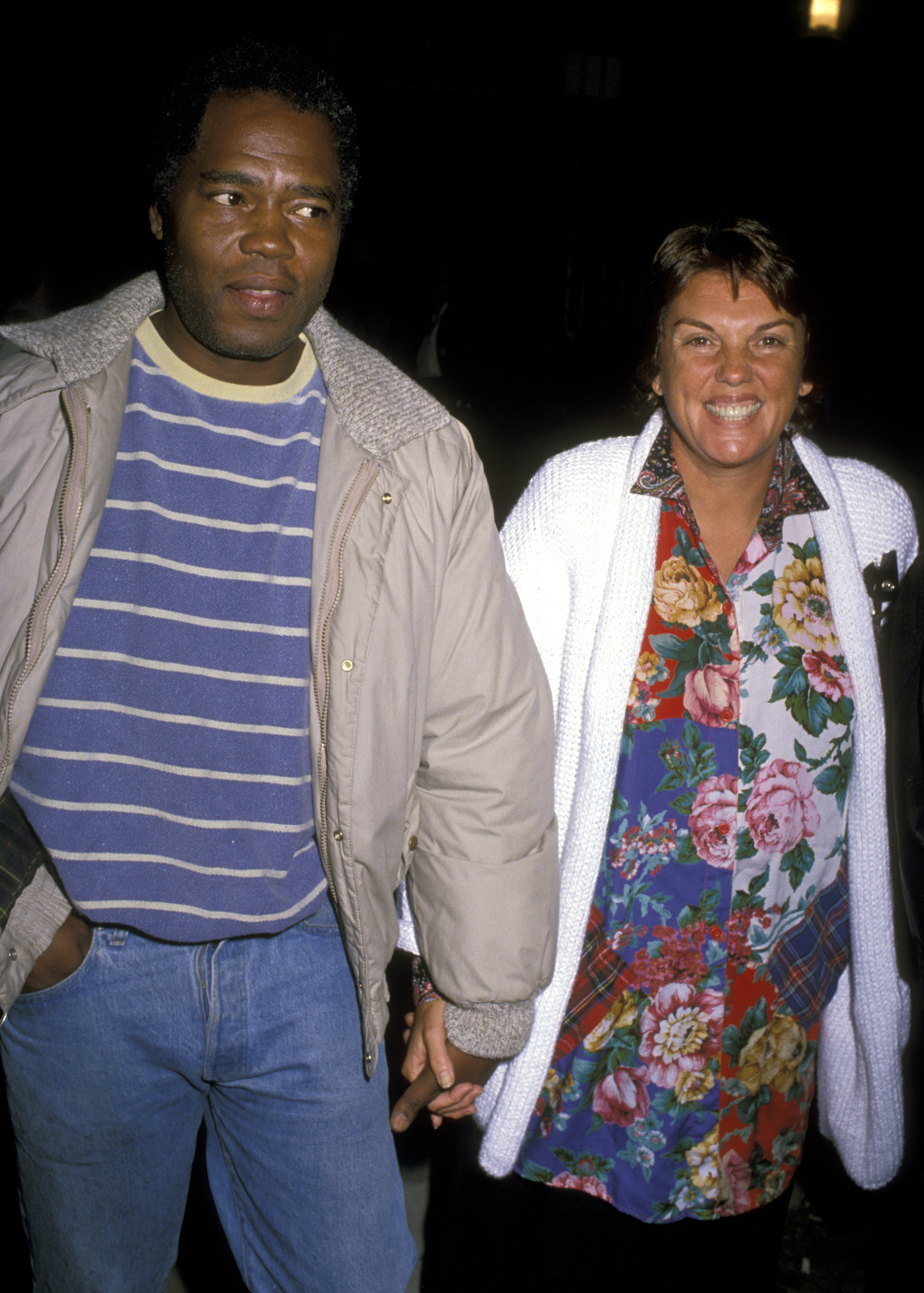 Georg Stanford Brown and Tyne Daly at the "Human Rights Now!" concert in Los Angeles, California, in 1988. | Source: Getty Images