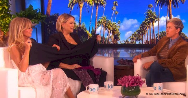 Kate Hudson becomes 'the most pregnant guest' on 'Ellen'