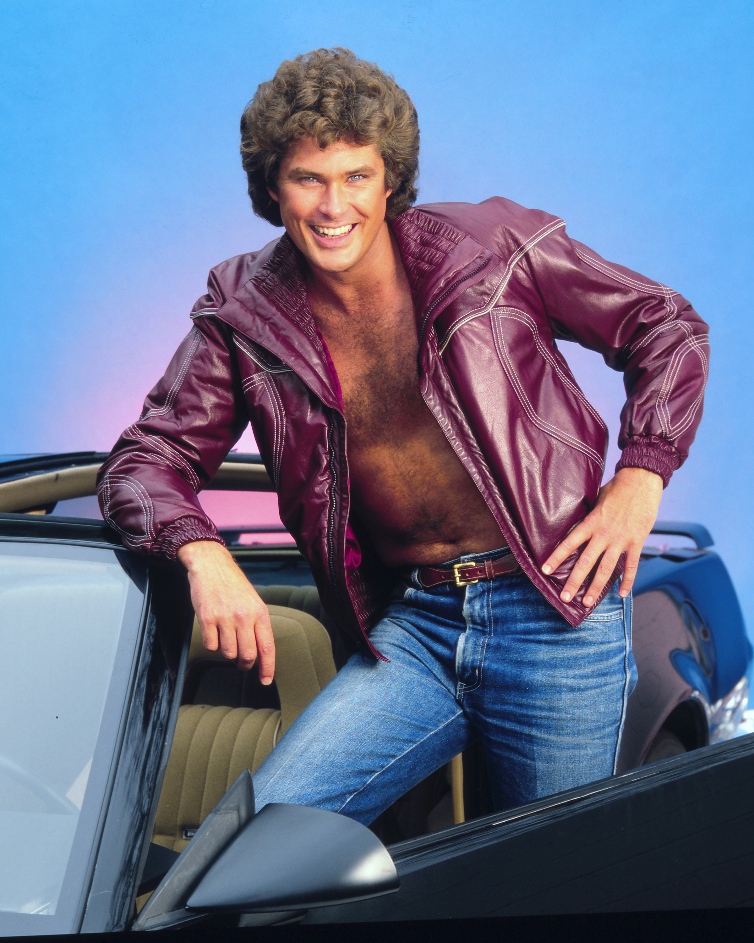 David Hasselhoff poses for a portrait in Los Angeles, California, 1982.