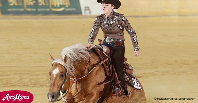Gina Maria Schumacher hat ihre erste Reitshow gewonnen! "Ich bin so stolz."
