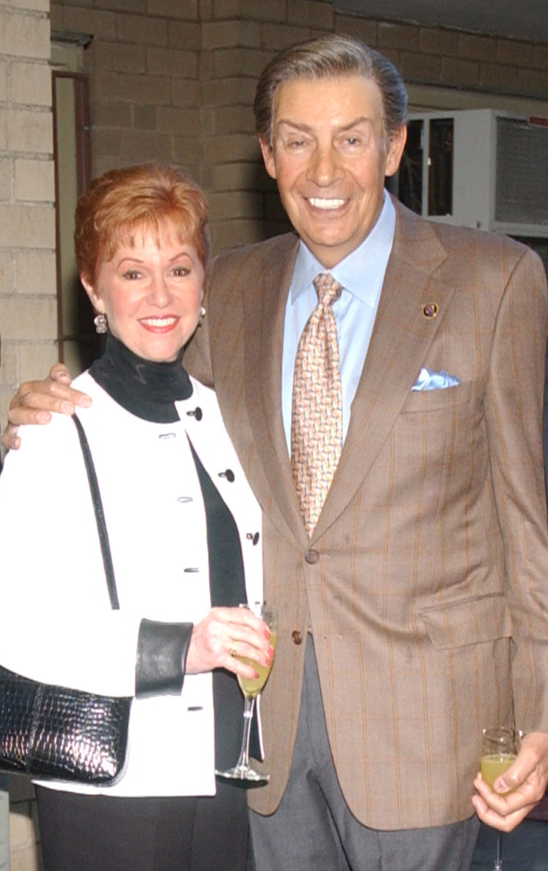 Elaine Cancilla and Jerry Orbach during 1130 at New York City on October 3, 2004 | Source: Getty Images