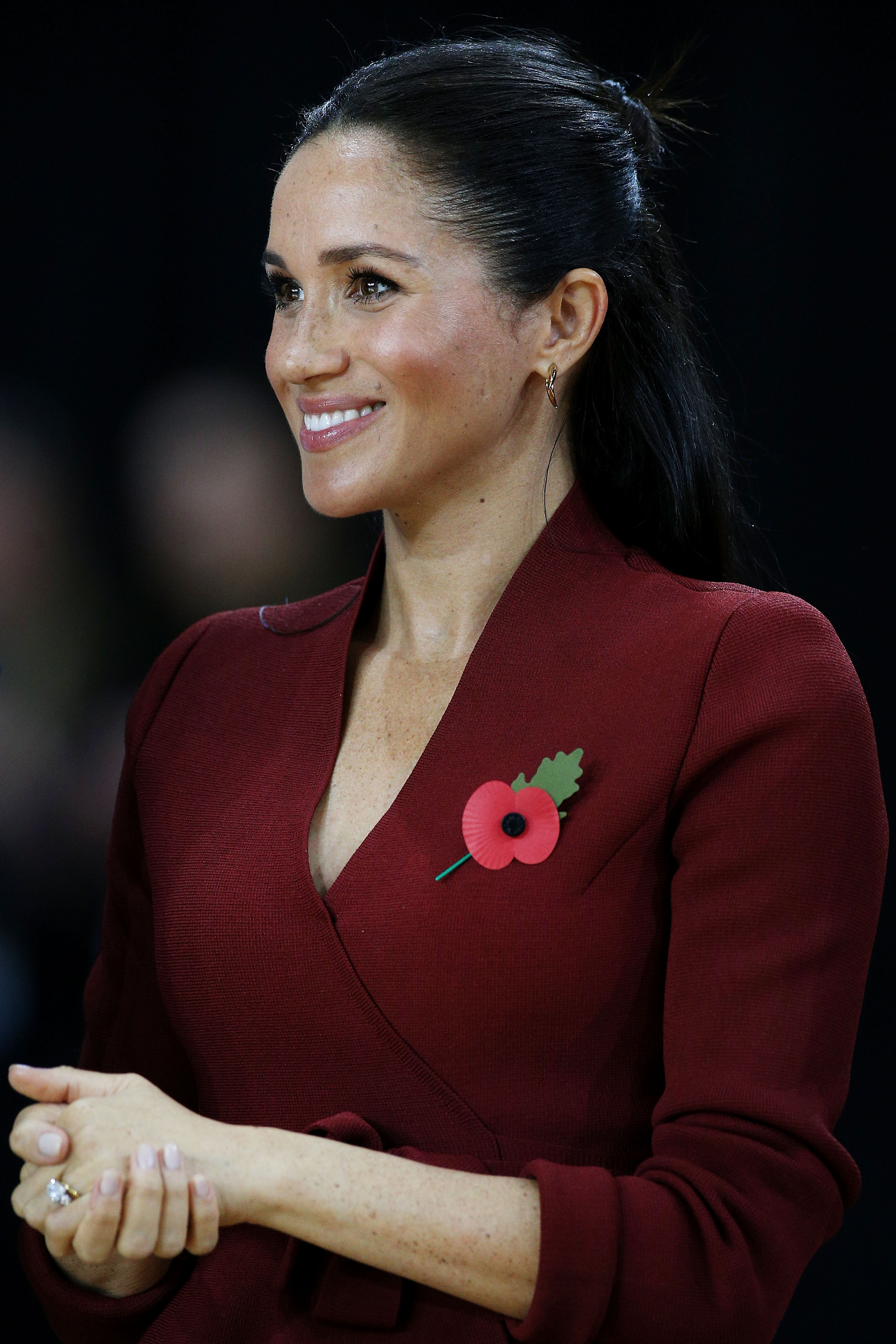 Meghan Markle attends the Wheelchair Basketball finals during the Invictus Games on October 27, 2018 in Sydney, Australia | Source: Getty Images 