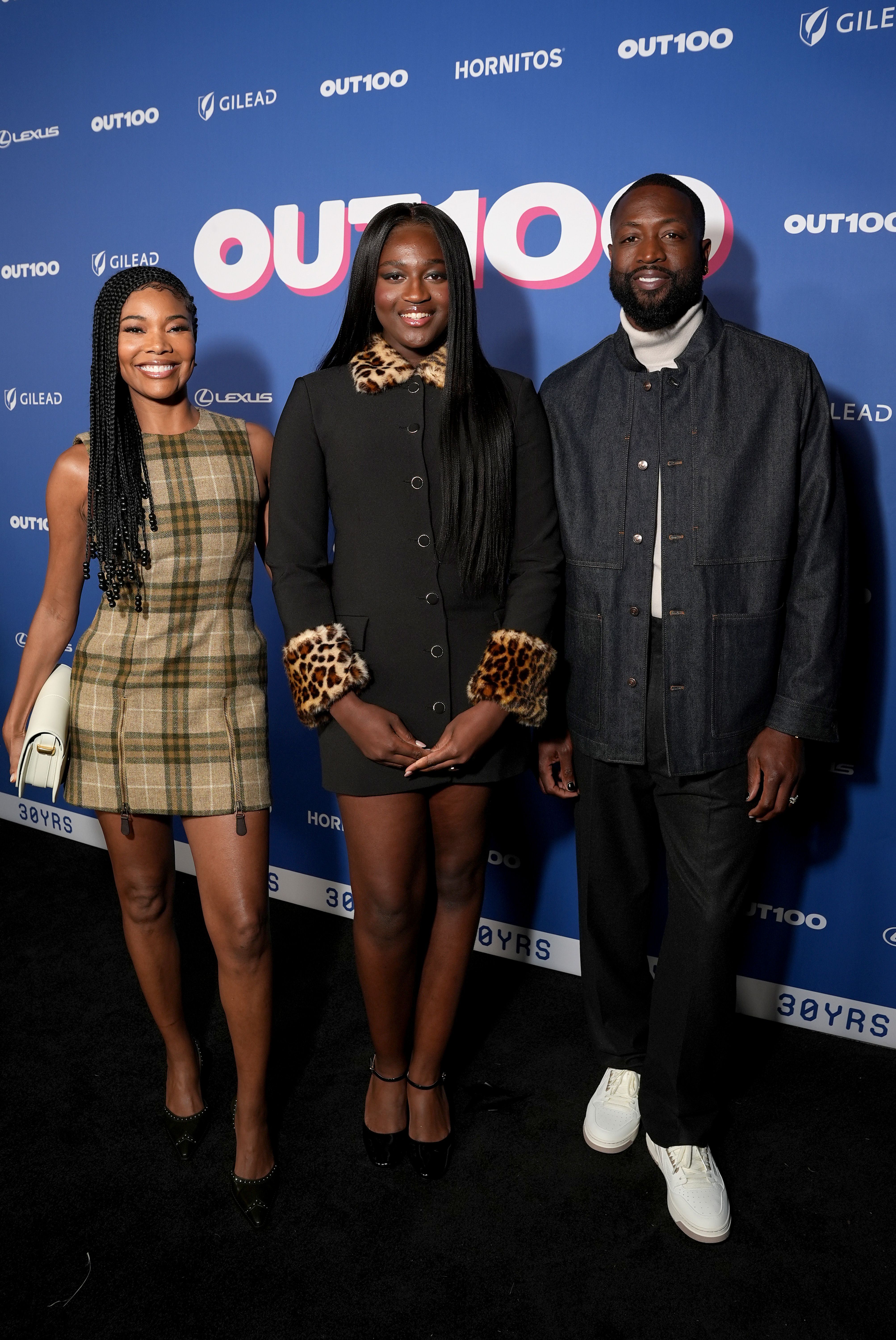 Gabrielle Union, Zaya, and Dwyane Wade. | Source: Getty Images