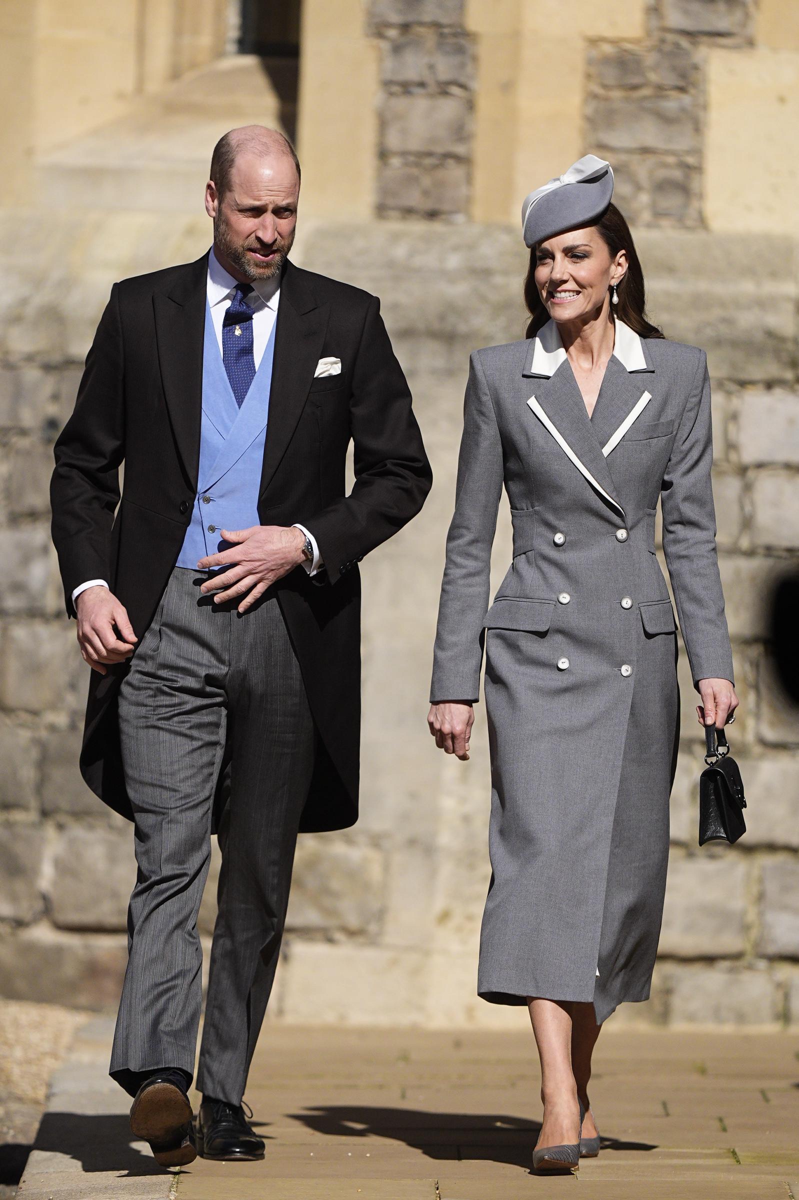 Prince William, Prince of Wales, and Catherine, Princess of Wales, attend the ceremonial welcome on the first day of the State Visit by the President of the Federal Republic of Nigeria on March 18, 2026, in Windsor, England. | Source: Getty Images