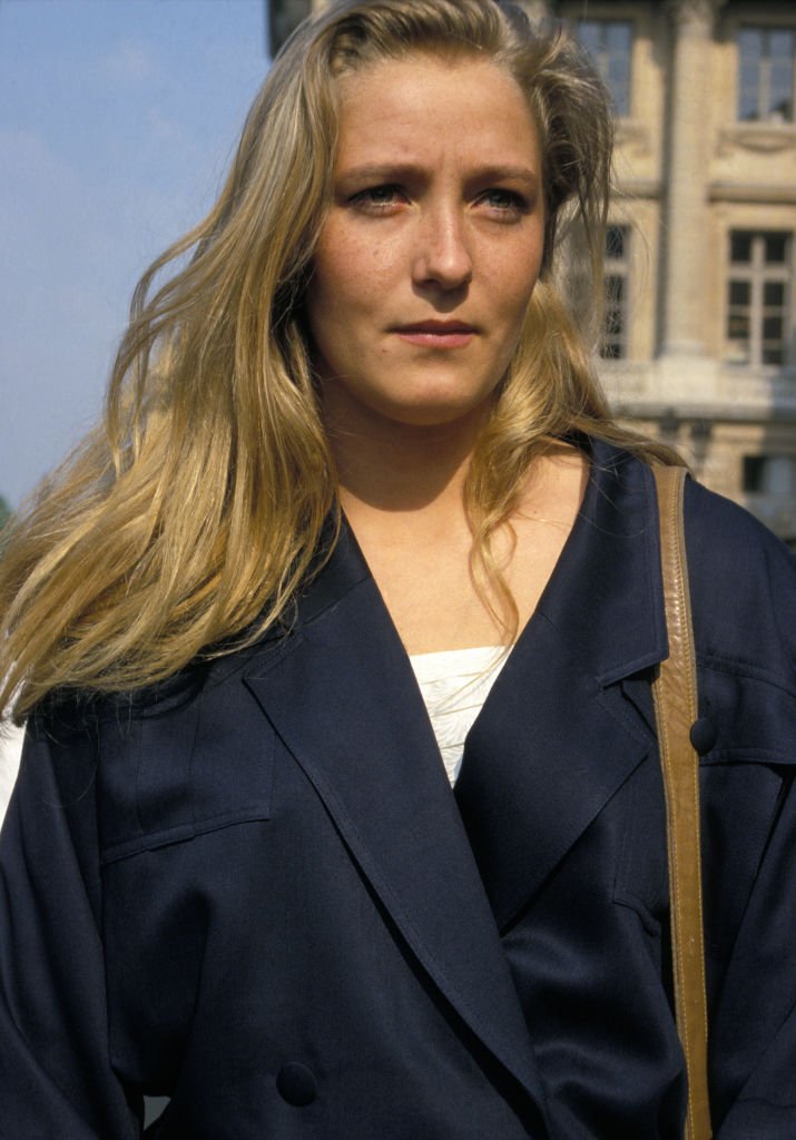 Portrait of Marine Le Pen on May 10, 1987 in Paris, France.  © Getty Images