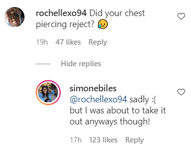 Fans' comment on Simone Biles' recent picture with her boyfriend. | Photo: Instagram/Simonebiles