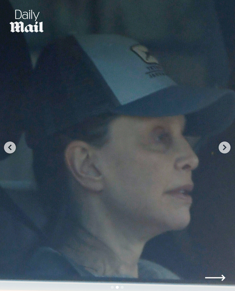 Calista Flockhart's side profile as posted by Daily Mail on June 25, 2025 | Source: Instagram/dailymail