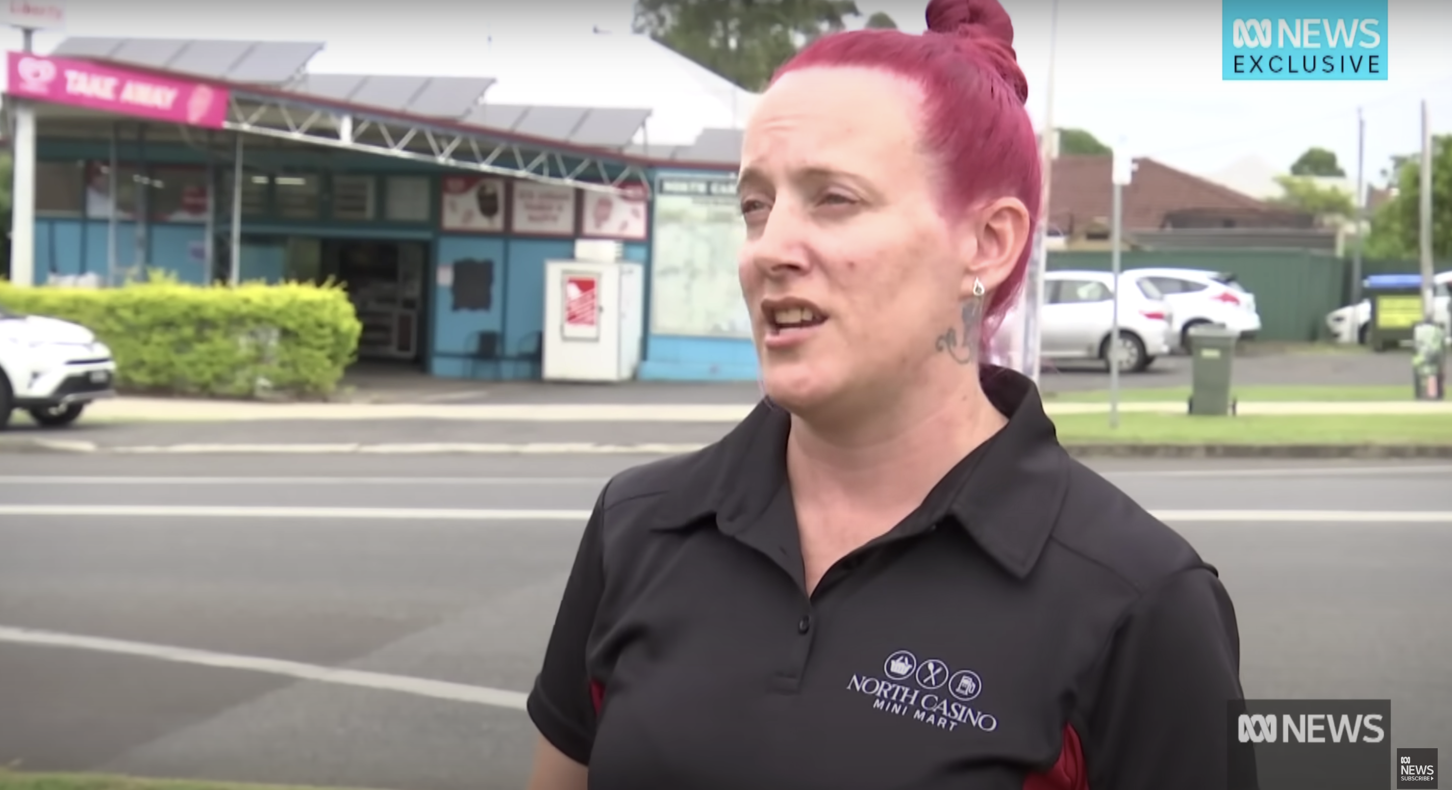 Erin Witton, owner of the Casino mini-mart, shares her thoughts on the frightening incident, as seen in a video dated November 28, 2023 | Source: youtube.com/abcnewsaustralia