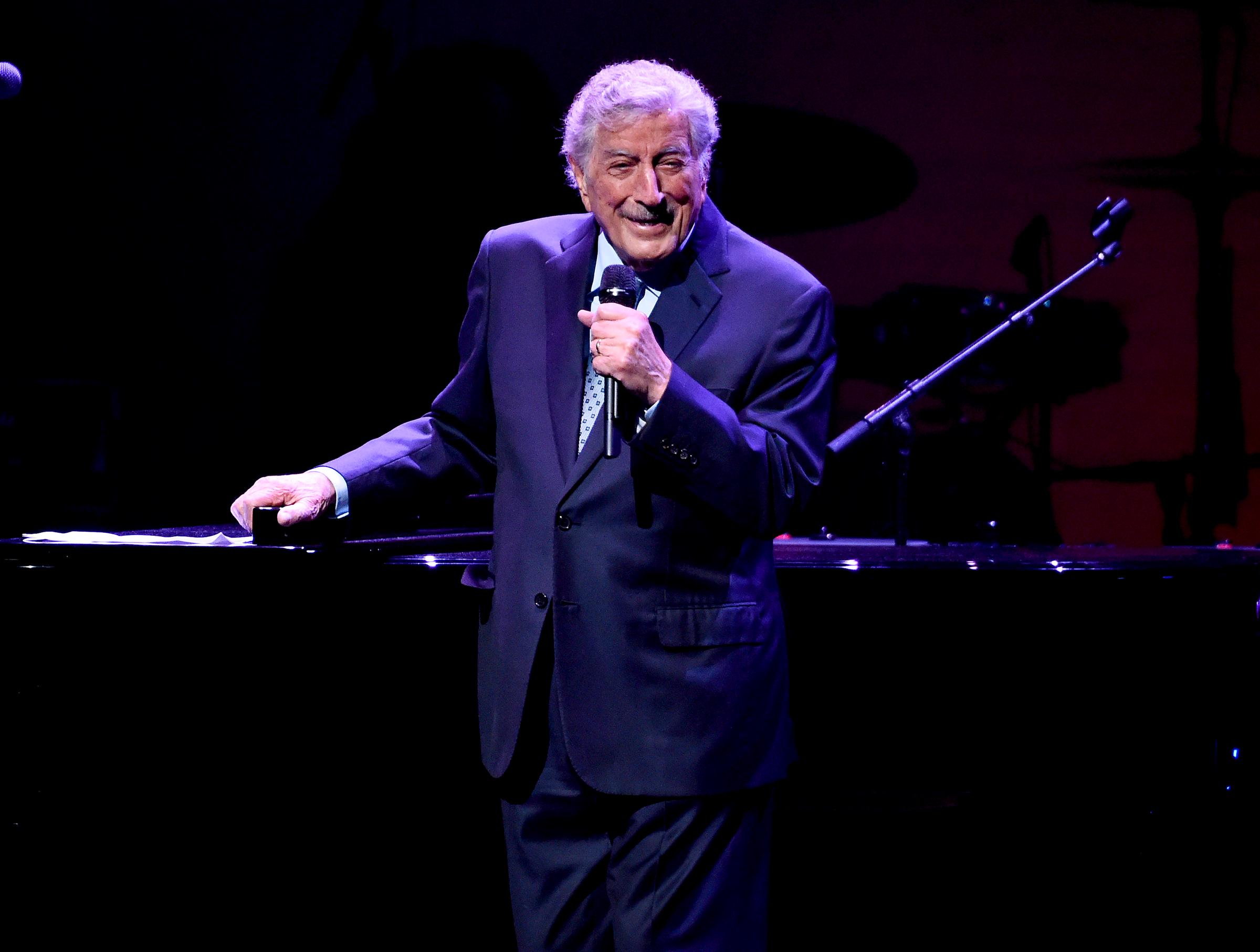 Tony Bennett performing during the 17th Annual A Great Night In Harlem on April 4, 2019, in New York City. | Source: Getty Images