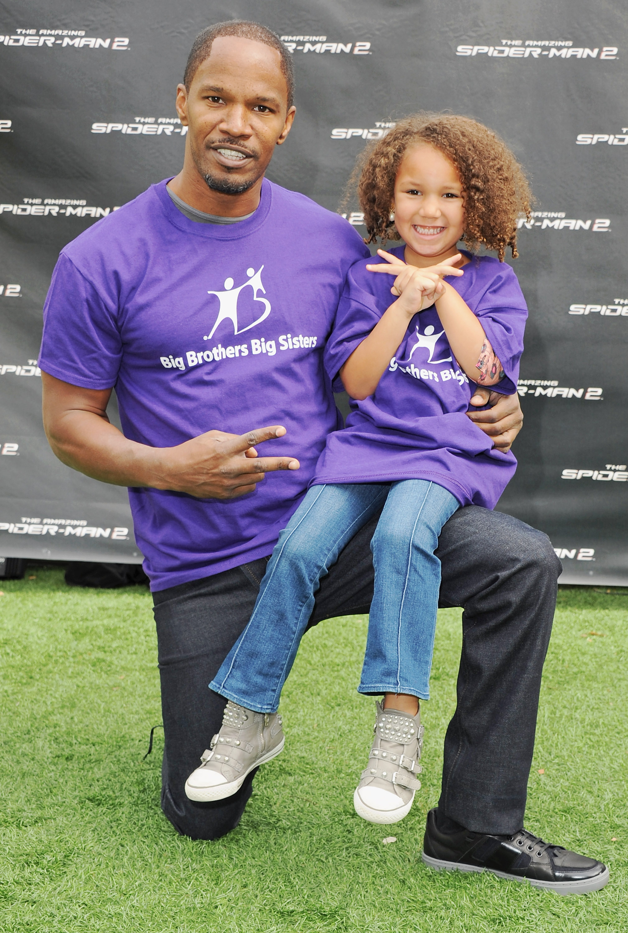 Jamie Foxx and his daughter Annalise Bishop in California, 2013 | Source: Getty Images