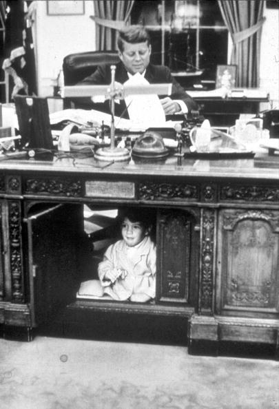 John Kennedy Jr. at the White House, Washington, DC, October 15, 1963 | Photo: Getty Images