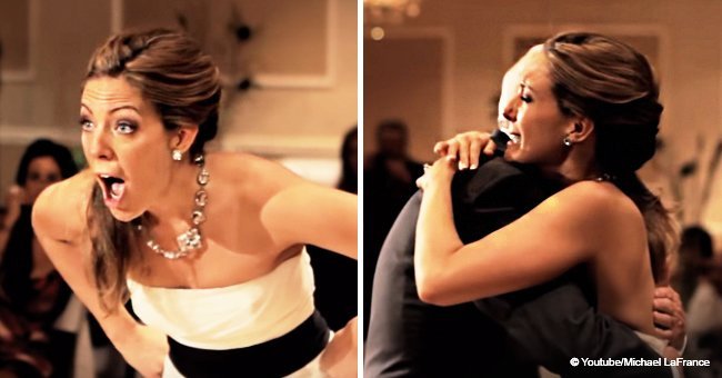 Bride lost father before wedding, she breaks into tears when brother tells her to turn around