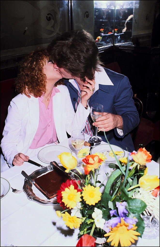 Marie Myriam and Patrick Sébastien's engagement in France in March 1978. ilder Sources: Getty Images