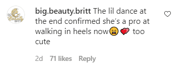A comment about Tia Mowry's daughter Cairo wearing heels on Instagram | Photo: Instagram/tiamowry