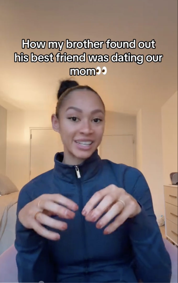 Alicia Holloway narrating how her brother learned about her parents' relationship | Source: tiktok/aliciamaeholloway