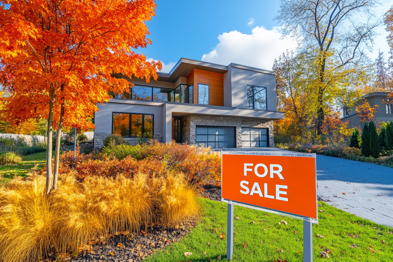 A house with a For Sale sign | Source: Midjourney