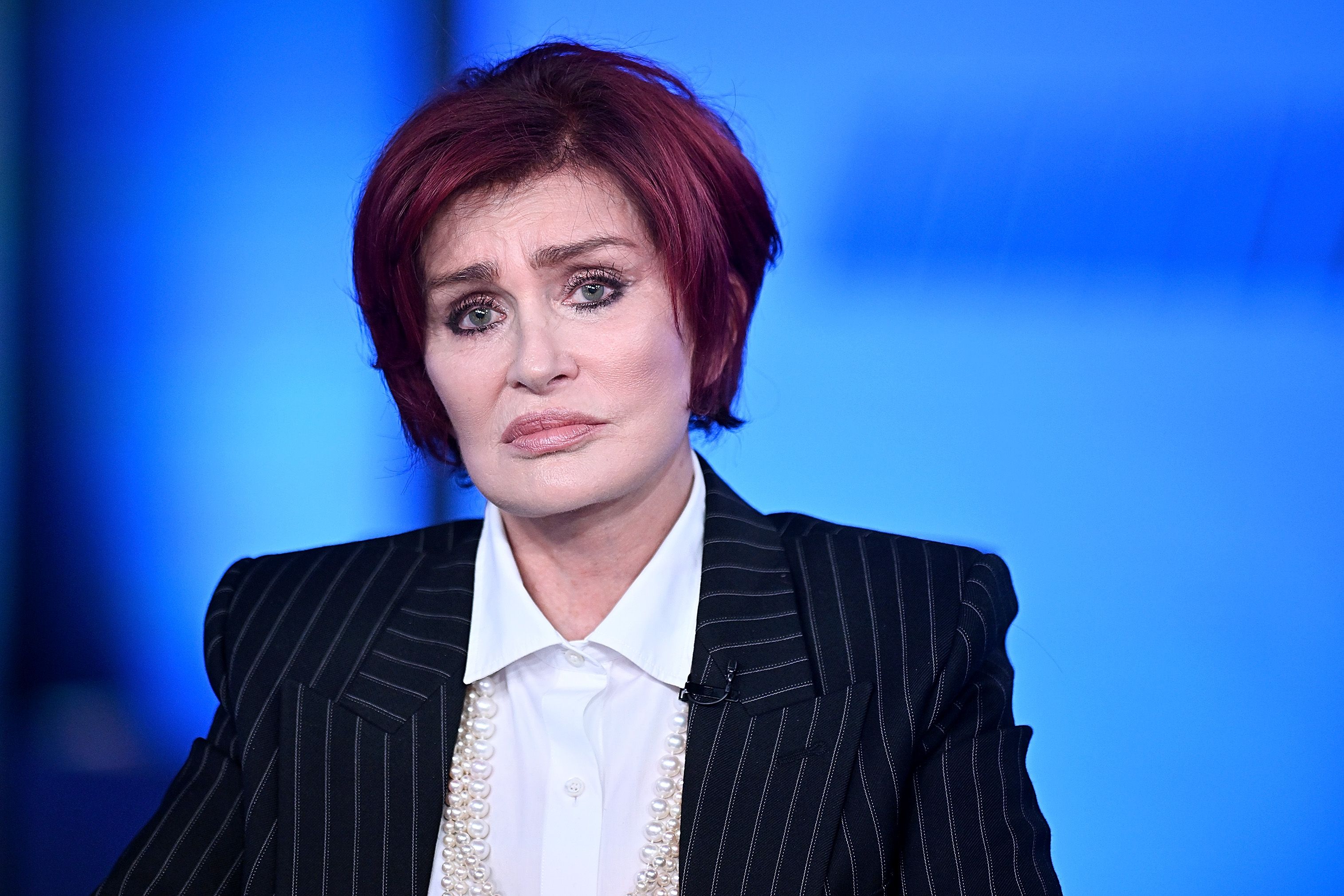Sharon Osbourne on “The Five” at FOX News Channel Studios at FOX Studios on September 27, 2022, in New York City. | Source: Getty Images