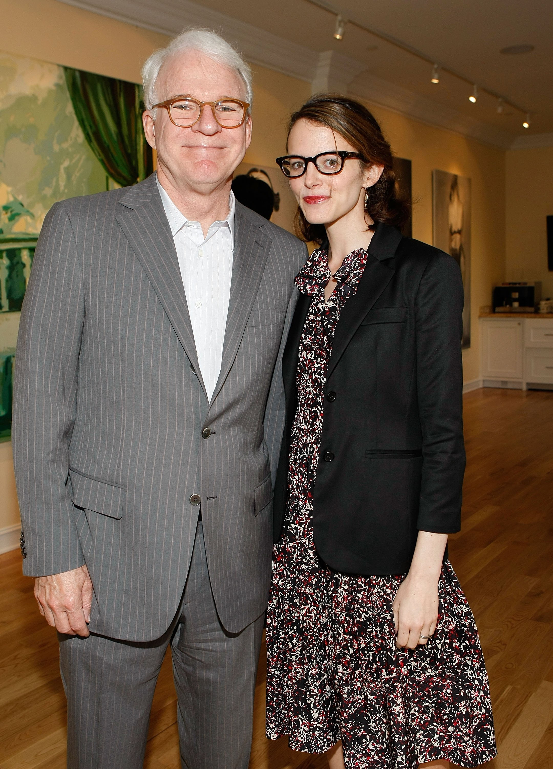 Steve Martin and Anne Stringfield at the presentation of "Wounded" on May 6, 2009, in West Hollywood, California | Source: Getty Images