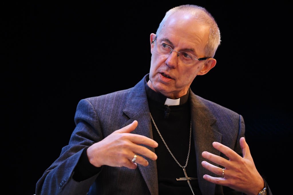 The Most Reverend Justin Welby, Archbishop of Canterbury talks at a debate on social inequality at the annual CBI conference on November 18, 2019 | Photo: Getty Images