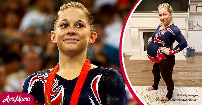 Shawn Johnson Shares TBT Pic with Huge Baby Bump Wearing Her Olympic ...