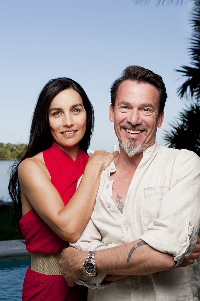 Florent Pagny et son épouse. | Photo : Getty Images