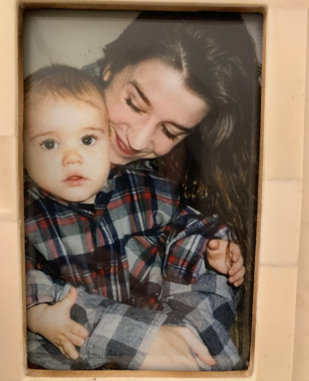 The mother and son son are seen in a post dated March 1, 2023 | Source: Instagram/pattiemallette