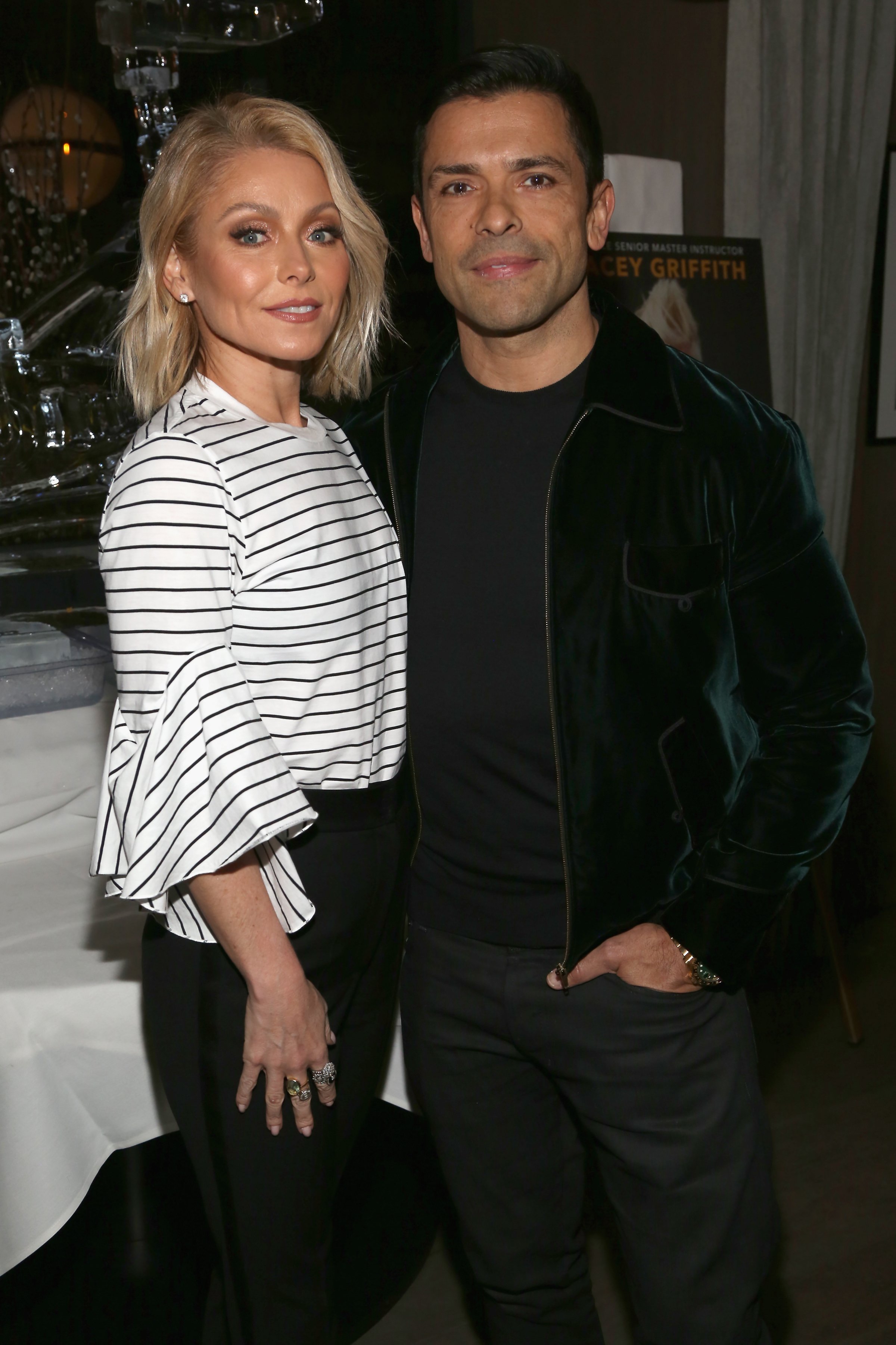 Kelly Ripa and Mark Consuelos at The Regency Bar and Grill on March 8, 2017 in New York City. | Source: Getty Images