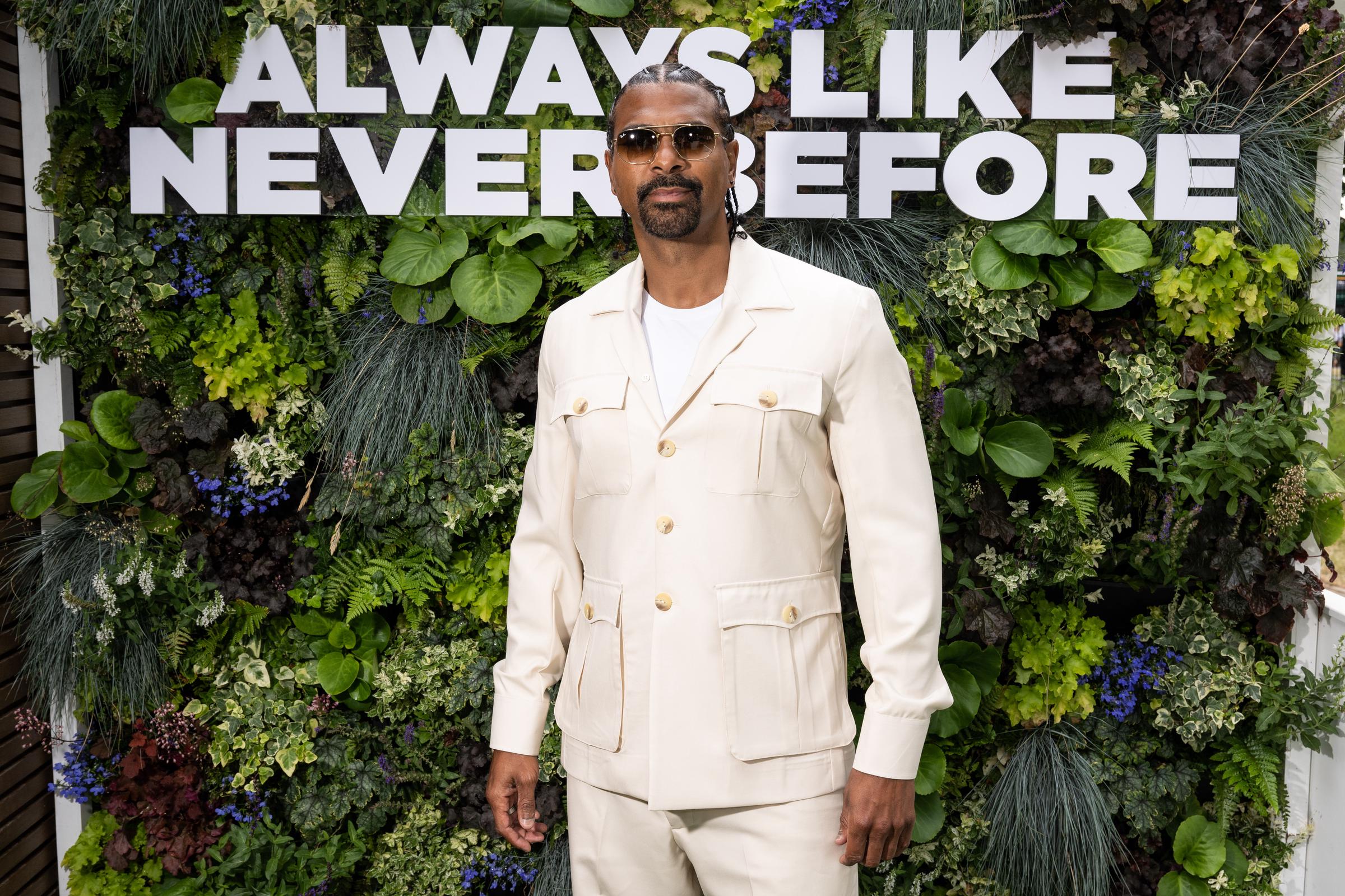 David Haye at The Championships Wimbledon 2024 on 7 July in England. | Source: Getty Images