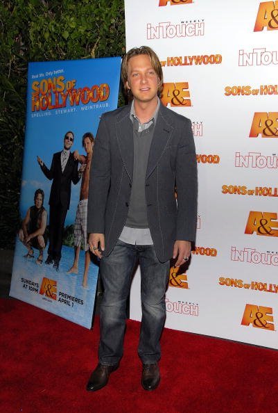 Randy Spelling arrives at the cable premiere for A&E's "Sons of Hollywood" at Les Deux nightclub on March 29, 2007, in Los Angeles, California. | Source: Getty Images.