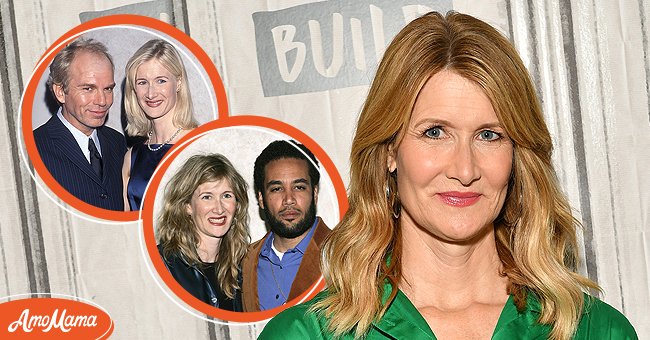 Laura Dern with her ex-lover Billy Bob Thornton [Left] | Laura Dern with her ex husband Ben Harper. [Middle] | Portrait of actress Laura Dern at an event. [Right] | Photo: Getty Images