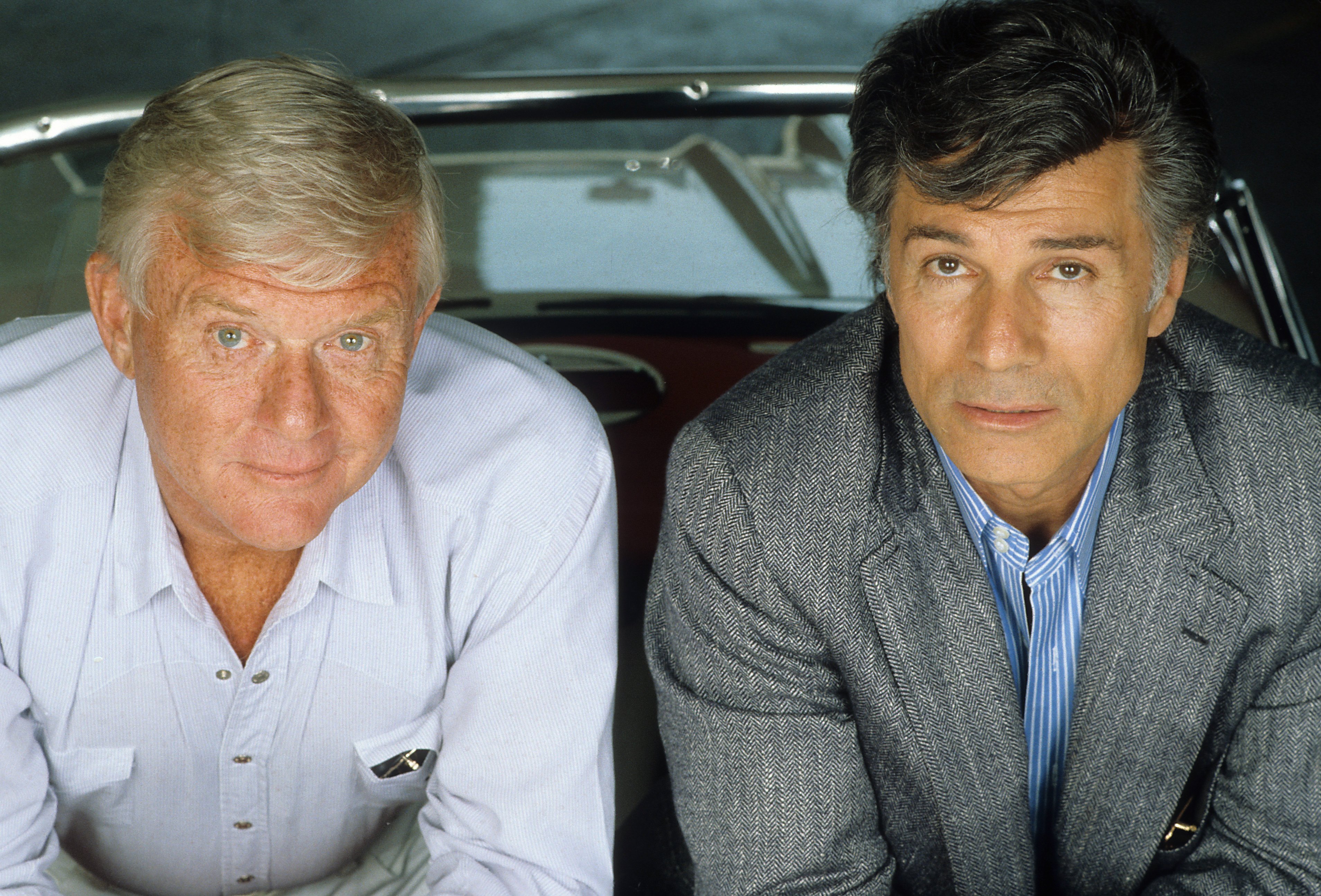 George Maharis and Martin Milner in Los Angeles in 1989 | Source: Getty Images