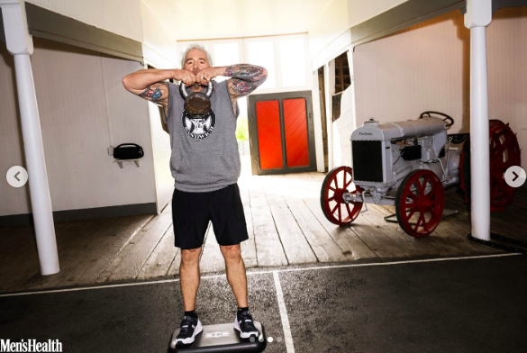 Guy Fieri working out in the gym, posted on May 16, 2024 | Source: Instagram/guyfieri