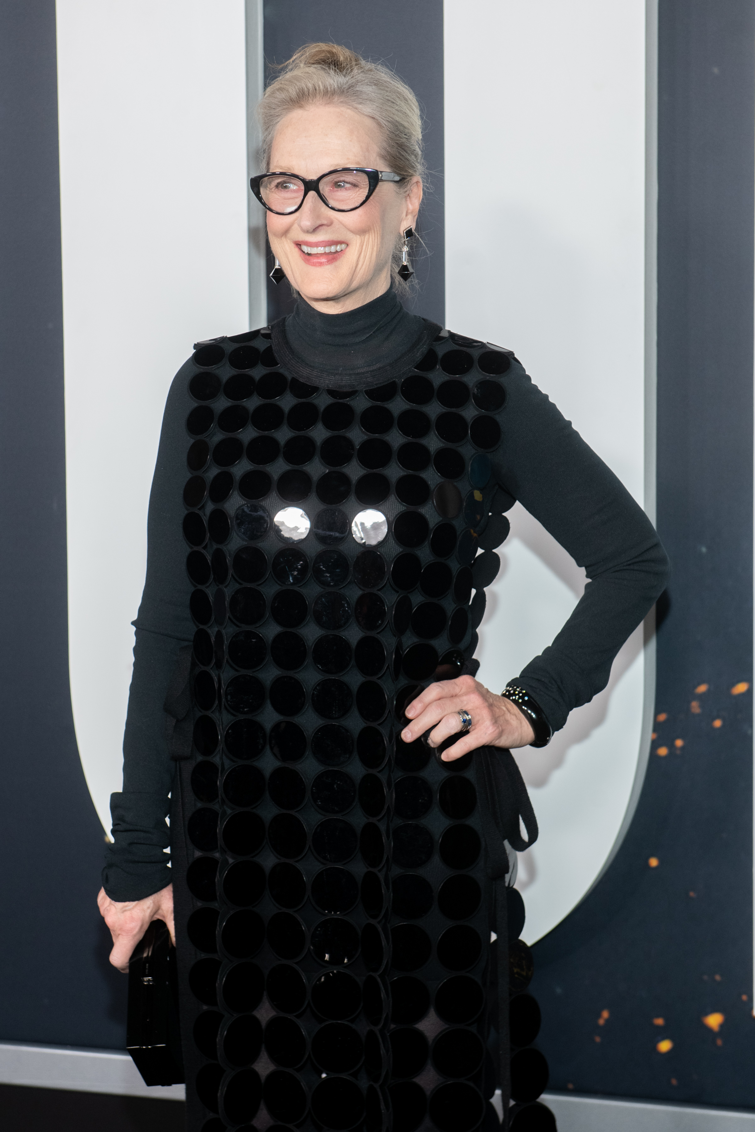Meryl Streep in New York City on December 05, 2021 | Source: Getty Images