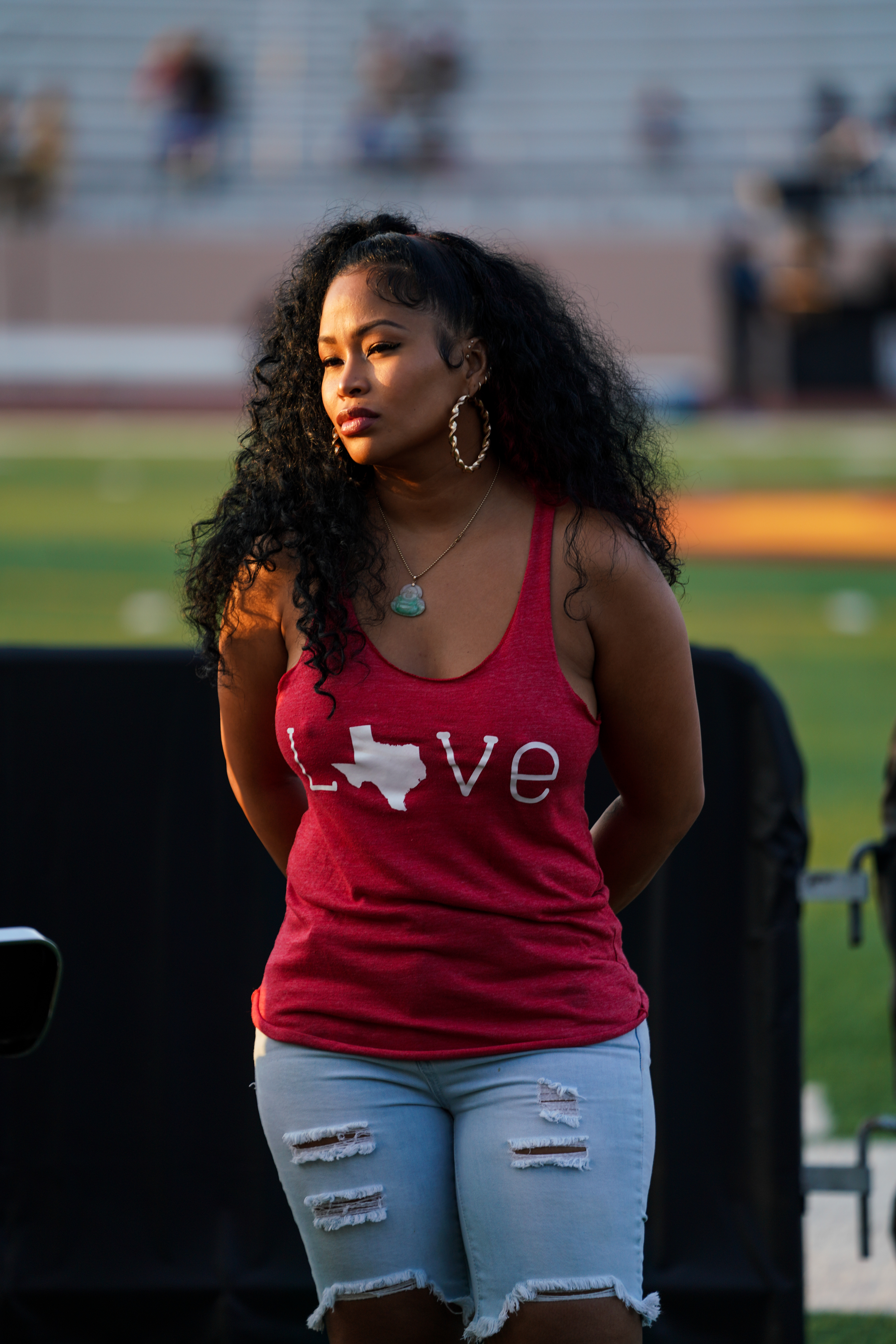 Tae Heckard at the 5th Annual Athletes vs. Cancer celebrity flag football game on August 12, 2018, in Los Angeles, California. | Source: Getty Images