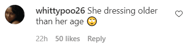 A fan's comment  about Beyonce’s silver gown | Source: Instagram/fashionbombdaily