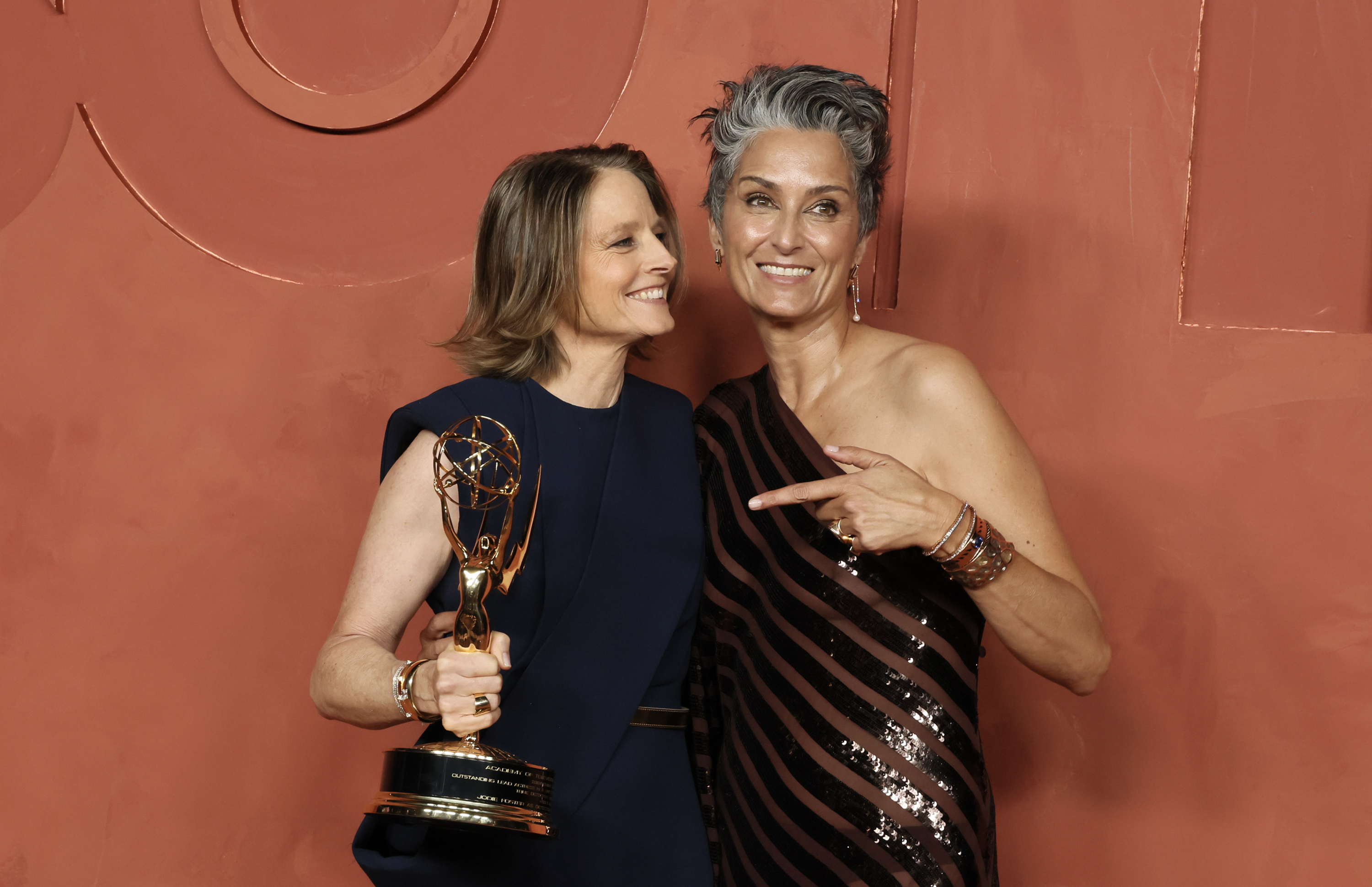 Jodie Foster and Alexandra Hedison on September 15, 2024, in West Hollywood, California | Source: Getty Images