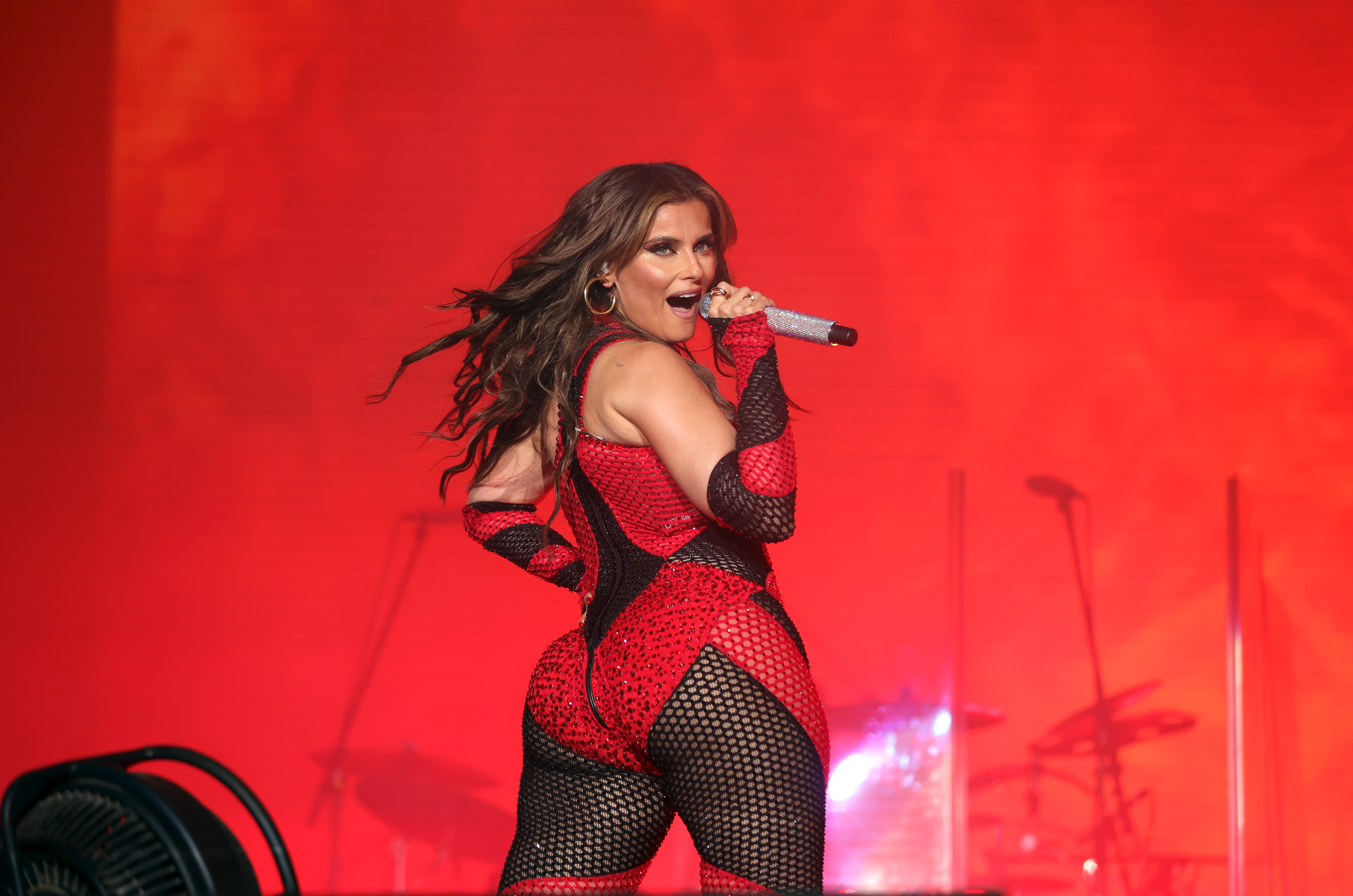 Nelly Furtado performs during Emblema 2024 festival on May 18, 2024, in Mexico City, Mexico. | Source: Getty Images