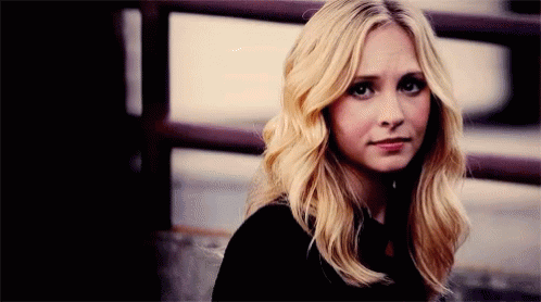Candice King as Caroline Forbes. | Source: Giphy
