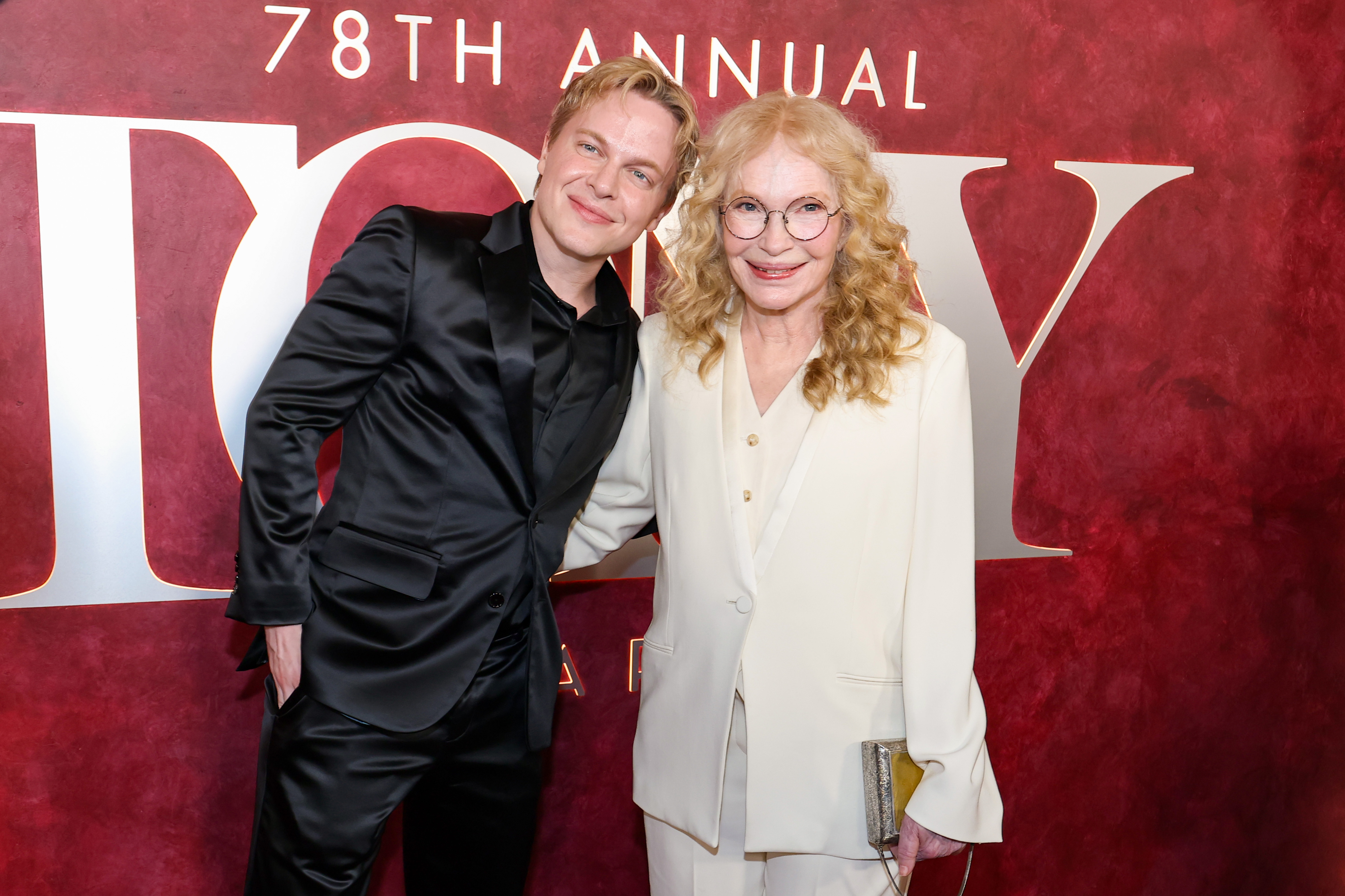 Ronan Farrow and Mia Farrow attend The 78th Annual Tony Awards at Radio City Music Hall on June 8, 2025, in New York City | Source: Getty Images