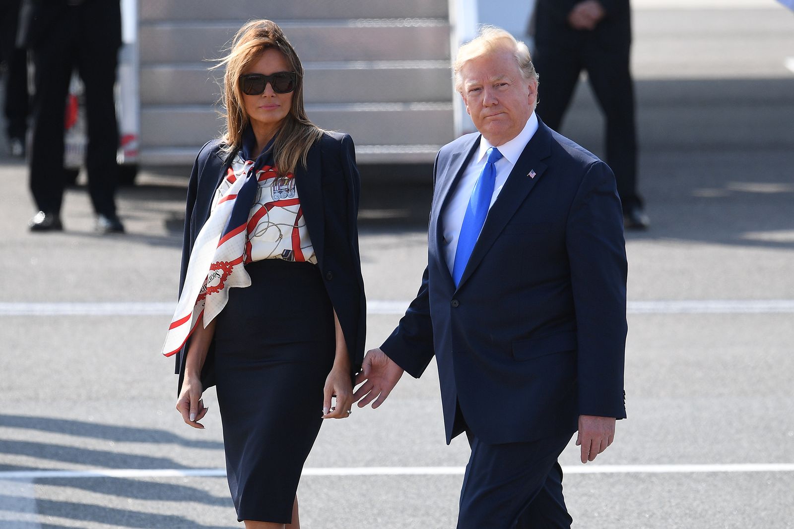 Donald Trump et sa femme Melania | Photo : Getty Images