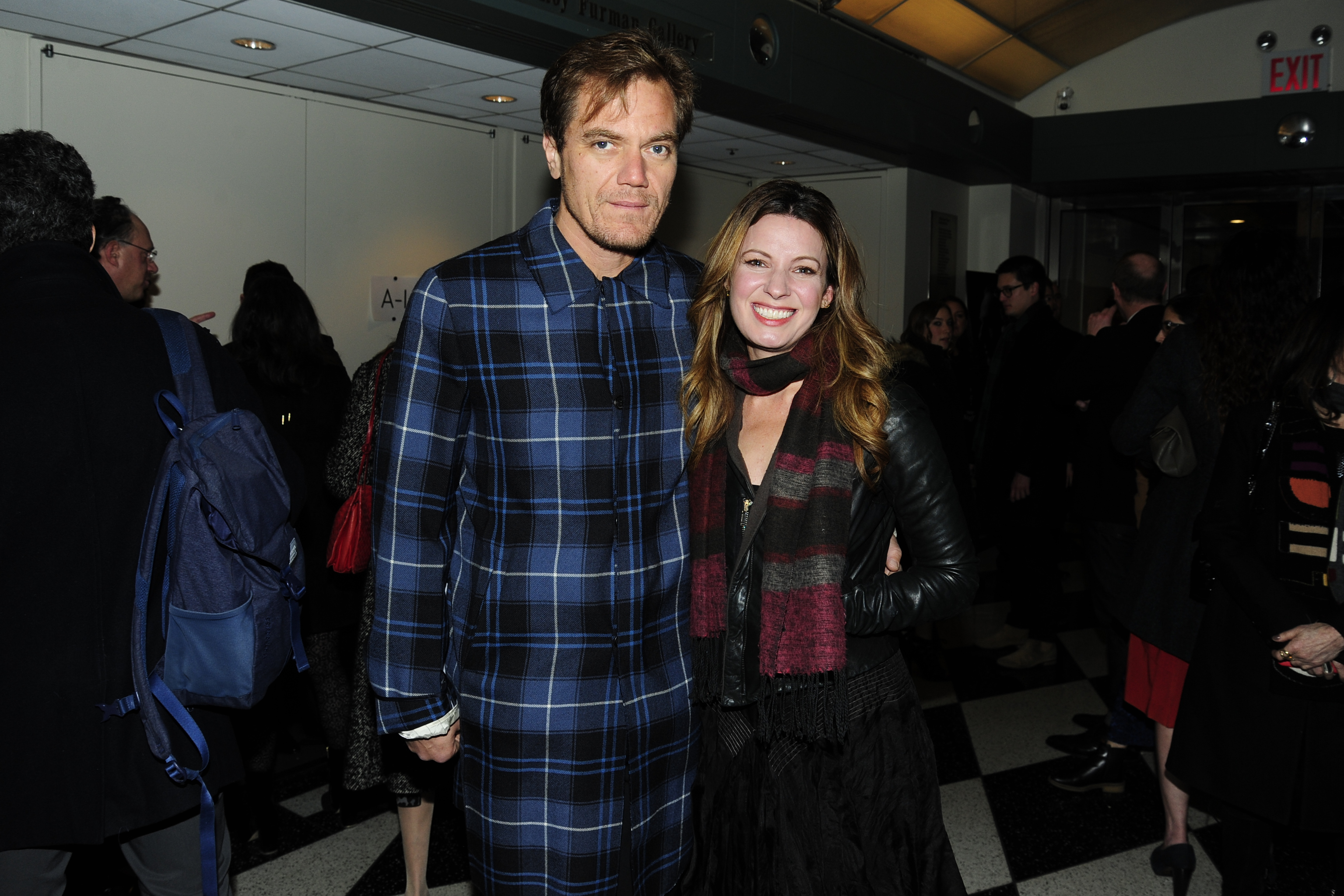 Michael Shannon and Kate Arrington at the New York premiere of "Phantom Thread" on December 11, 2017, in New York City | Source: Getty Images